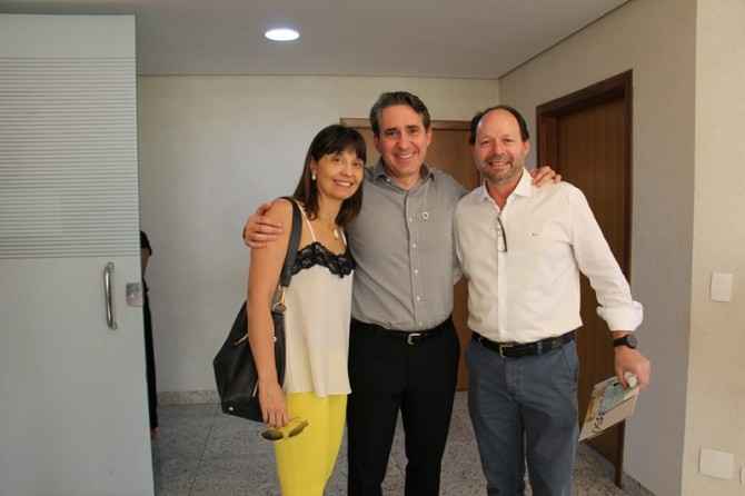 Dra Symonne e Dr Valério Parizoto com Dr André