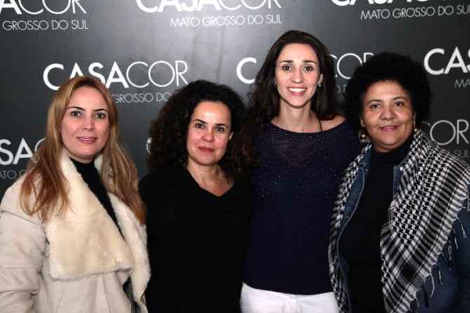 Tatiana Ratier, Luciane Mamoré, Graziela de Caroli e Dilma Bernardes