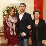 10- Sra. Wanda Reich com o casal Guilherme e Bruna