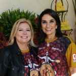 As amigas Maritza Cogo e a vereadora Carla Stephanini.