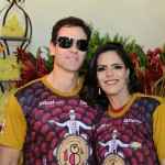 O casal Marcelo Oliveira e Joana Carvalho.