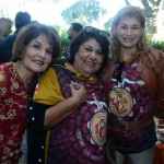 Reni Domingos dos Santos, Tereza Namme e Clarice Maciel.