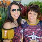 Filha e mãe, Taty Ota e Mirian.