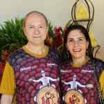 O casal  Luíz Antonio Cese  e Gisele Barros