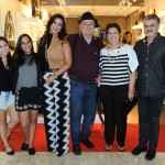 Pollyanna Arantes, Samantha Arantes, Bianca Arantes, Alfredo Kreisel, Celina Arantes e Fabrizio Giannone