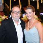 O casal Del Rimoli e a aniversariante do último dia 6, a empresária Regina Torres