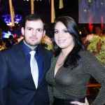 O casal Dr. Diogo Barbosa Carvalho e Stephanie Guedes