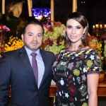 O casal Kaline Youssef e Luis Ricardo Coutinho