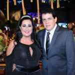 O casal Laurita e Marcelo Tognini