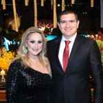 O casal Leni Fernandes e César Costa