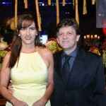 O casal Petra Munhoz Parma e Achiles Parma Neto