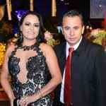 O casal Sinedir Amorim e Ronald Kanashiro