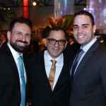 O personal trainer Fernando Almeida, Jefferson e o médico Bruno Rosas