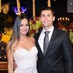 Os noivos Bruna e Guilherme Reich