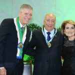 O publicitário Henrique Medeiros ao lado do senador Pedro Chaves e Reni Domingos dos Santos