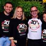 A equipe da feijoada Paulo Sanches, Loreta Zardo, Jefferson de Almeida e Júlia Barros