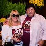 Os namorados Eva Oliva e João Capecci