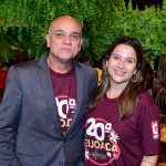 Pai e filha, José Marques e Ariane