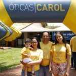 Elaine com o Esposo Rodiney e os filhos Arthur e Isabela