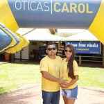 Julia e o esposo Renato