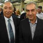 Pedro Chaves dos Santos Filho ao lado do Governador de MS