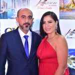 O casal Arialdo de Souza Oliveira e Thais Santana