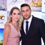 O casal Carolina Vera e Luiz Fernando Elias