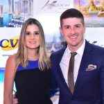 Os irmãos Gabriela e Adriano Straliotto