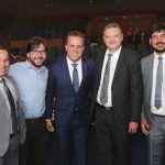 Wilson Xavier, Giancarlo Mirianda (presidente do Sinpol), Ricardo Ayache, Alexandre Barbosa e Alessandro Jacometo