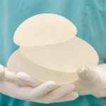 Silicone breast implant