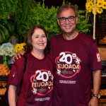 O casal, Renata Velloso e José Braz. E