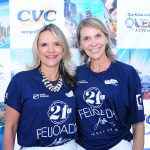 As amigas Luciana Schneider e Rosangela Cereser