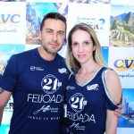 O casal Luiz Fernando Elias e Carolina Vera (Hospital Proncor)