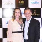 A primeira dama Tatiana Martinho Lescano Trad ao lado do esposo, o prefeito de Campo Grande, Marcos Marcello Trad