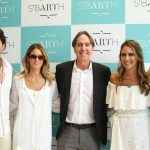 Nils Dufau de Saint Barth com Mariana Penteado, Helena Bordon e os sócios da Barthelemy, Ricardo Nobel e Lucas Albuquerque – Foto Diego Siliprando
