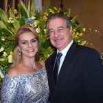 O casal Ana Paula Maia e José Eduardo dos Santos