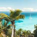 Turquoise sea in Seychelles