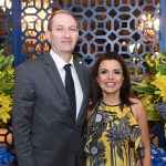 O casal José Luiz Bisogenin e Denise Flores