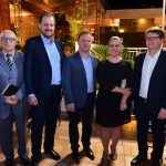 01 – Pastor João Avelino, gerentes Luiz Octávio, Marcelo Kenchikoski, gerente Vanguard, Vanessa Scaff e diretor Édison Holzmann