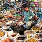 Os mercados de especiarias fazem parte da cultura Indiana e são sempre um grande atrativo para os visitantes estrangeiros