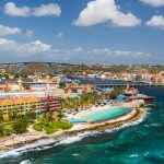 Willemstad in Curacao and the Queen Emma Bridge
