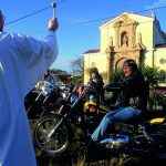 bikers receive benediction,  florida, usa