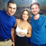 Michel Abou, Juliana Paes e Emilio Dantas