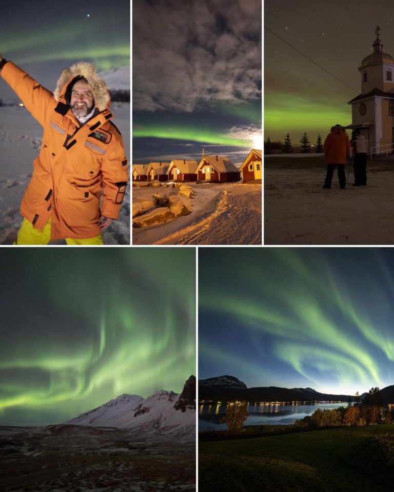 Cinco destinos para apreciar a Aurora Boreal