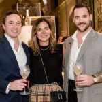 Raphael Vidigal, Head da Pernod Ricard Prestige, Carol Sampaio e Daniel Pacheli, Embaixador de Perier-Jouet