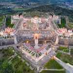 Elvas Fort drone aerial view of Forte Nossa Senhora da Graca in Portugal