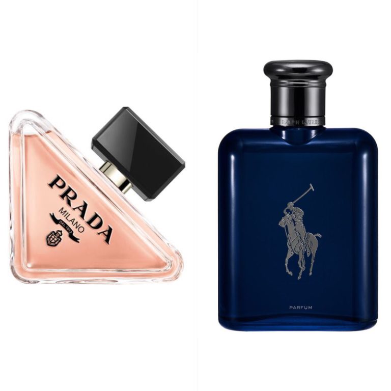 As fragrâncias Prada Paradoxe e Polo Blue Parfum são premiadas
