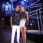 Galvão Bueno e Desirée Soares