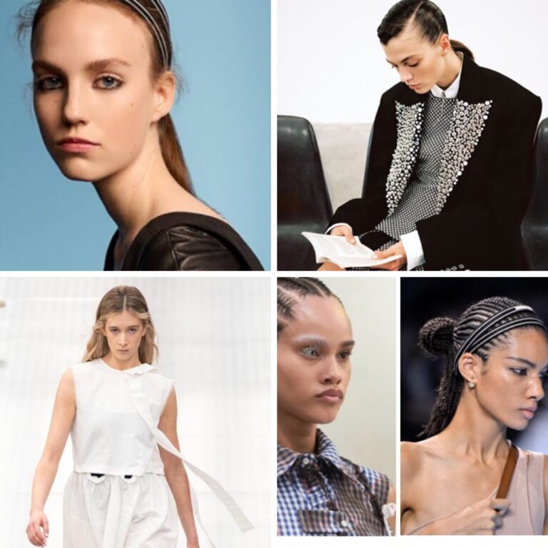 Principais tendências de cabelo da Paris Fashion Week 24
