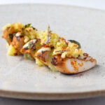 – Salpicão de frango defumado com açafrão, maçã verde e chiffonade de salsão (3)